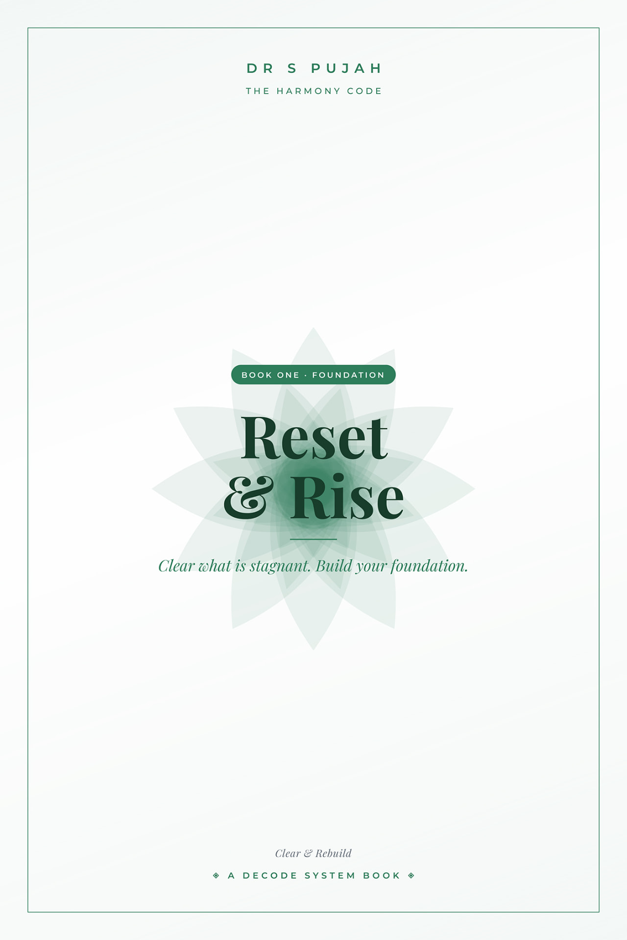 Reset & Rise e-book cover by Dr S Pujah Reset & Rise e-book cover by Dr S Pujah