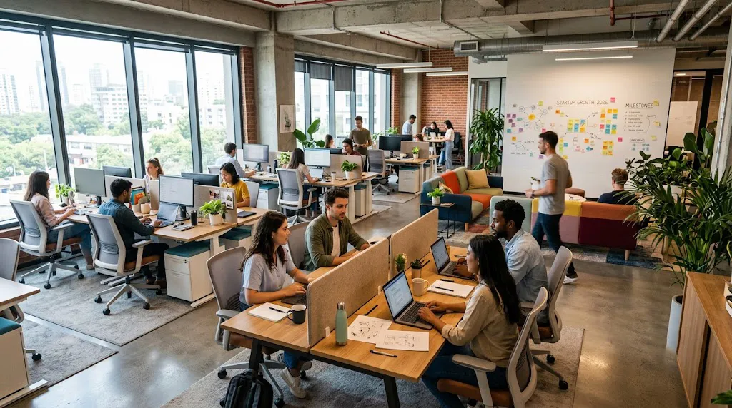 Bright, motivating startup office — Dr S Pujah's décor tips for founders.
