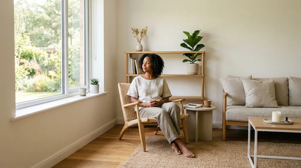 Calm, decluttered home space — Dr S Pujah on clearing your home to clear your mind.