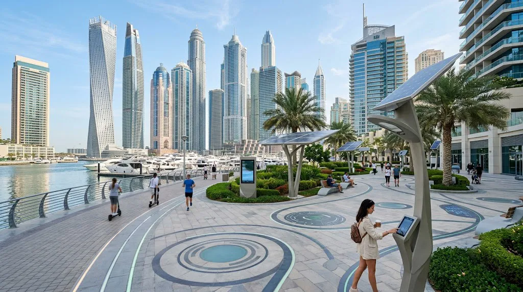 Modern Dubai smart home — Dr S Pujah on Geo-7 energy balance for smart-city living.