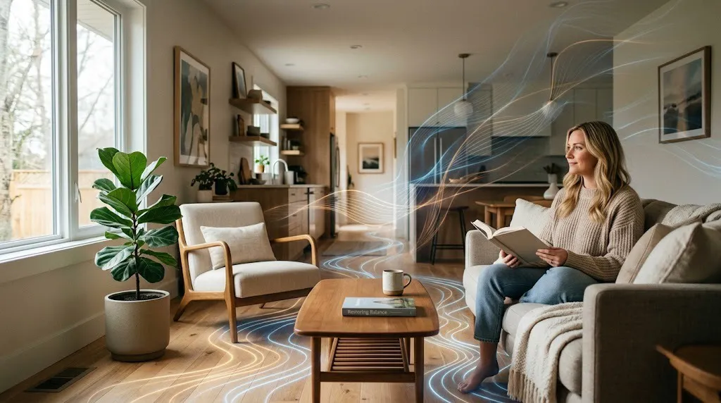 Calm, balanced living space — Dr S Pujah's guide to recognising and clearing geopathic stress at home.