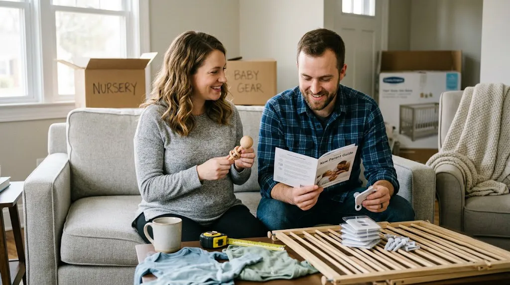 Calm nursery corner — Dr S Pujah's guide to preparing a home for parenthood.