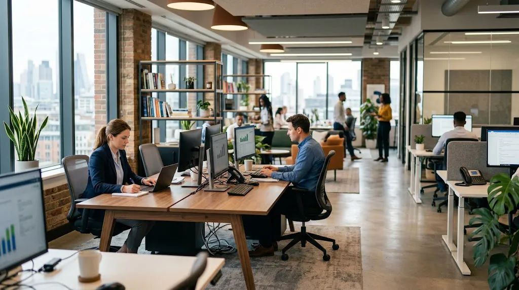 Modern office space — Dr S Pujah's Vastu guide to choosing a balanced, productive workspace.
